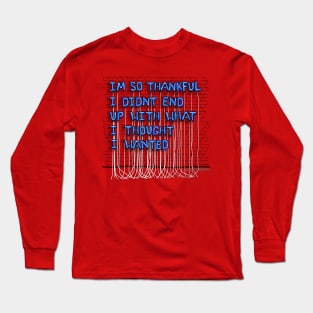 So Thankful (blue letters) Long Sleeve T-Shirt